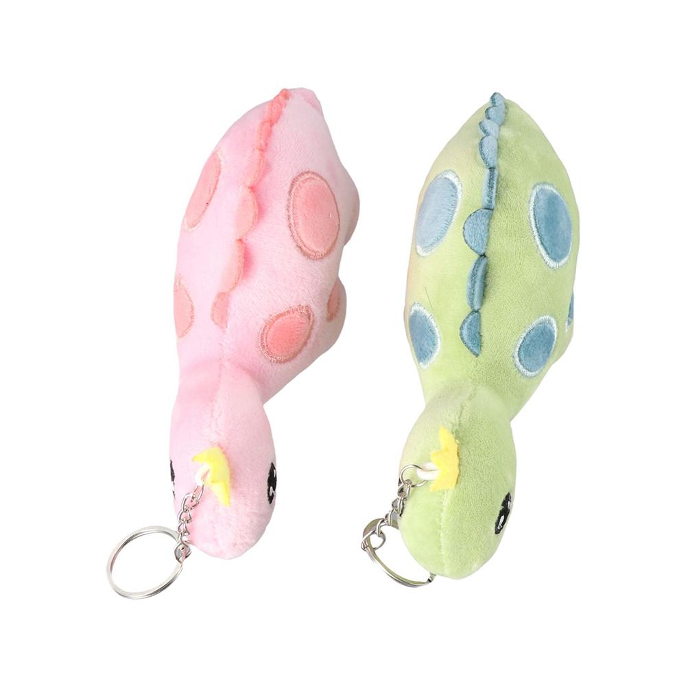 Cute Animal Dolls Keyring Cartoon Soft Toy Stuffed Toy Plush Pendant Dragon Doll Dinosaur Plush Toy
