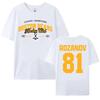 Heated Rivalry TV Graphic Print Tshirts 81 Rozanov Boston Bears Merch Tshirt Cotton Casual Short Sleeve Oneck T Shirt Unisex