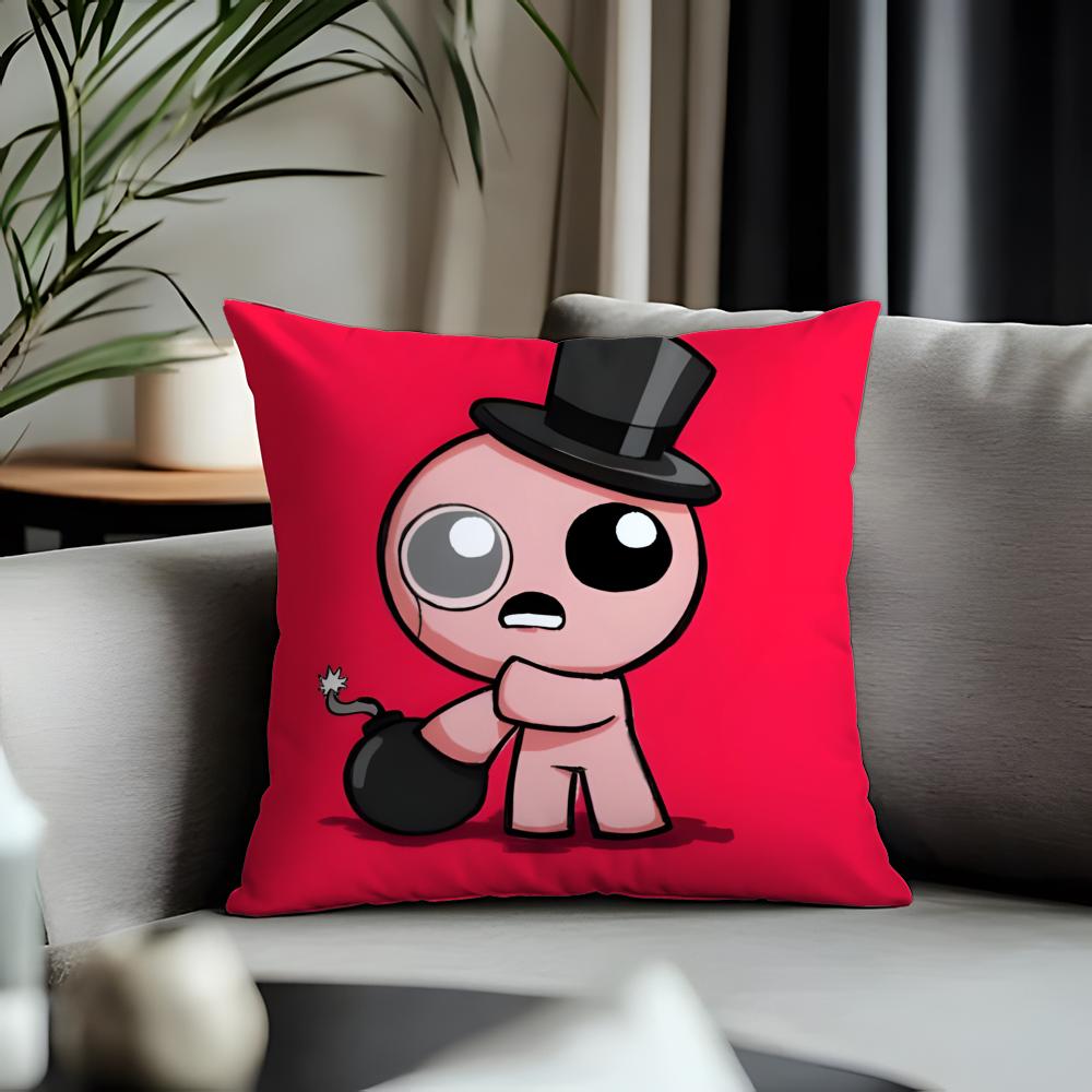 Горячая Наволочка для Подушки The Binding of Isaac Пыленепроницаемая Наволочка Невидимая Молния Шелковистый Короткий Плюш Чехол на Подушку Дивана