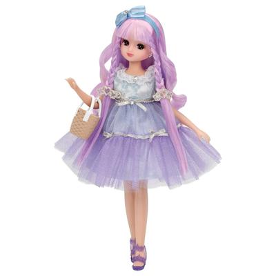 TAKARA TOMY Платье Licca-chan, комплект радужных кудрей, игровая игрушка для развития координации движений, возраст 3+