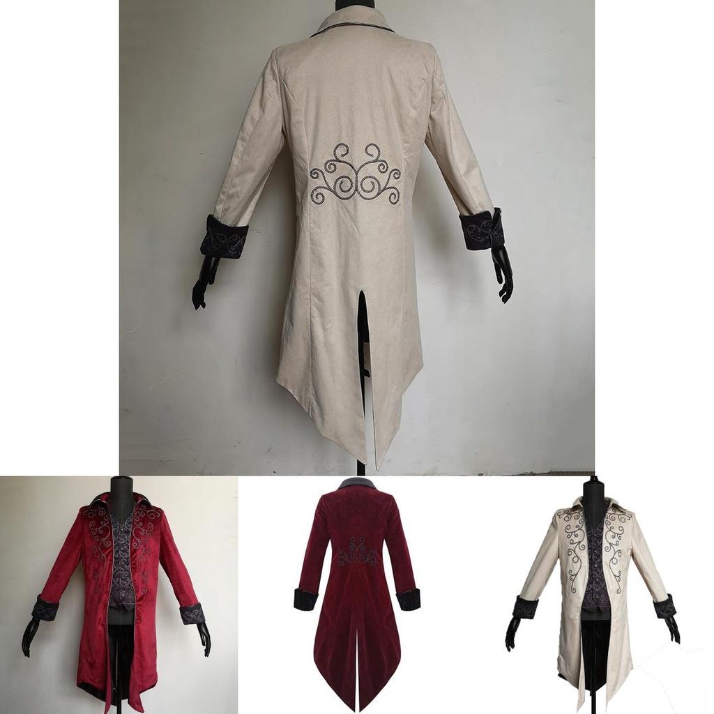 Потрясающий винтажный мужской фрак с V-образным вырезом для уникальных нарядов