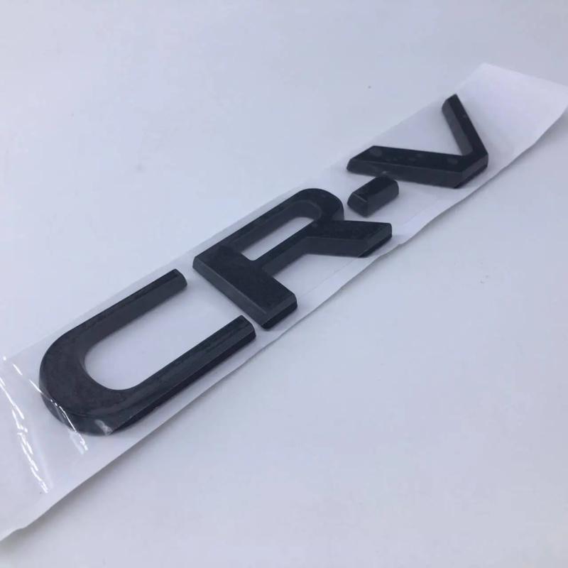 1pcs for Honda CR-V CRV ABS high quali Silver Black car Emblem Fender side Rear tail trunk badge sticker Decal styling
