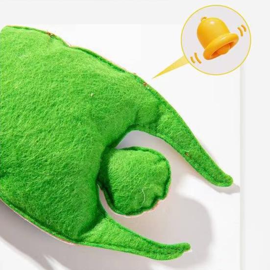 Кошка Кошачья Мята Рыба Игрушка Форма Рыбы-Ангела Кошачья Игрушка-Грызун Интерактивная Развлекательная Игрушка с Колокольчиком для Котят в Помещении Снимает Скуку Тревогу Деструктивное Поведение