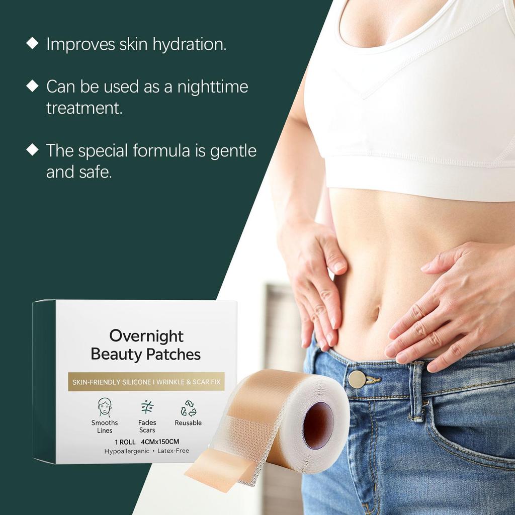 AMZ Skin Care Patches (1 roll), softens and reduces scars, smooths fine lines, gently nourishes and protects the skin, suitable for daily skincare