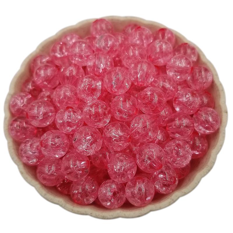 Многоцветные модные потрескивающие свободные бусины DIY фурнитура ювелирные аксессуары ожерелье браслет