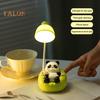 Светодиодная настольная лампа Panda Night Light с ящиком для чтения, регулируемая яркость, перезаряжаемая настольная лампа Panda для детской комнаты, спальни