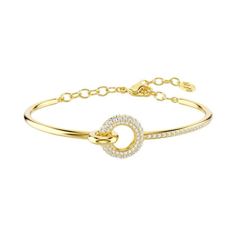 Swarovski Dextera semi-pavé design bracelet, same style for men and women, white 5743568