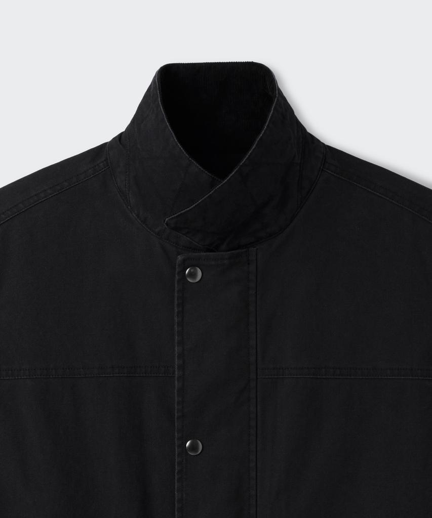 Musinsa Standard Pigment Canvas Hunting Jacket [Black]