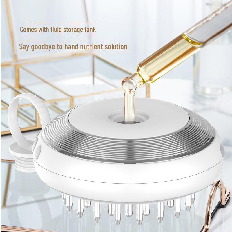 Трансграничный EMS микротоковая расческа для роста волос и массажер для кожи головы с аппликатором