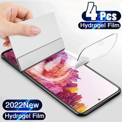 4 шт. гидрогелевая пленка полное покрытие для Samsung Galaxy A50 A51 A52 A70 A71 A72 для Samsung A12 A21S A52S A10 A30 A40 Защитная пленка для экрана