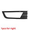 For Skoda Octavia 2015 2016 Front Bumper Lower Grille Fog Light Cover Trims With Bright