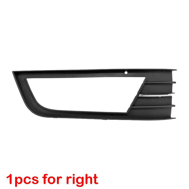 For Skoda Octavia 2015 2016 Front Bumper Lower Grille Fog Light Cover Trims With Bright