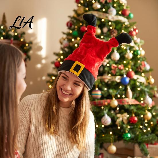 Fun Christmas Party Favors Singing And Dancing Electric Hat, Funny Plush Holiday Cap, Automatic Hat Swinging Thanksgiving for Adults Kids, Festive