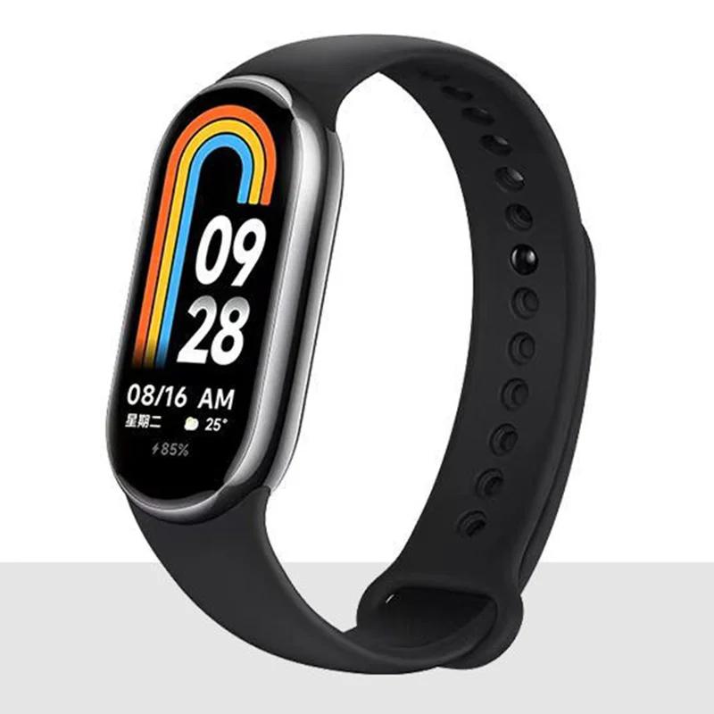 Silicone Strap For Mi Band 8 9 Xiaomi 8 NFC Bracelet Sport Belt Replacement Smartwatch Bracelet Watchband Xiaomi Mi Band 8 Strap
