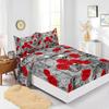 Four-Piece Mattress Digital Printing Mattress Protective Cover Bedding Skull Kit