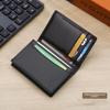 Genuine Leather Cowhide Business Card Holder - Multi-Card Slot, Thickened Design