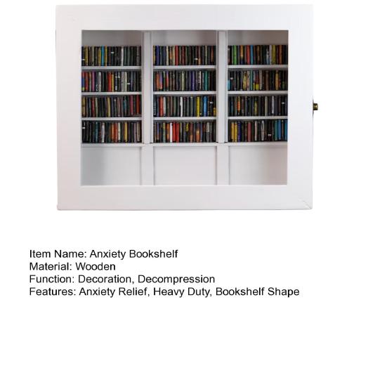 Избавьтесь от беспокойства, книжная полка, фигурка, деревянный миниатюрный книжный уголок, украшение, мини-карманный книжный шкаф, вставка для книжной полки, украшение, подарок любителям книг