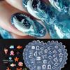 Силиконовые формы «Морская звезда и ракушка» 3D для DIY-дизайна ногтей