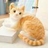 1 шт., имитация кошки, игрушка Peluches, мягкая игрушка для питомца, куклы-кошки, плюшевые игрушки для детей, украшение на день рождения