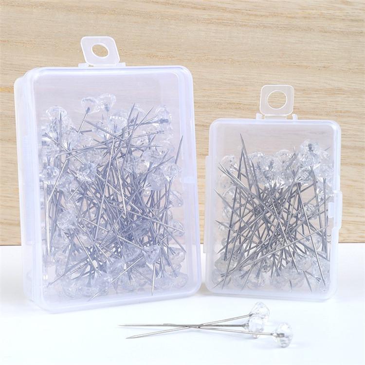 Multi-Color Diamond Acrylic Scarf Pin - Crystal Sofa Fixing Needle