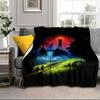 Middle-earth Map Adventure The Lord Blanket Flannel Blanket for bed, sofa, Camping, Hiking, Picnic Essentials, gift for family Fan gifts