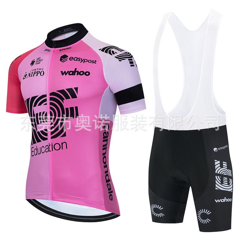 Men Women Cycling Jersey Set Short Sleeve Breathable Performance Bike Apparel Outdoor Sportswear