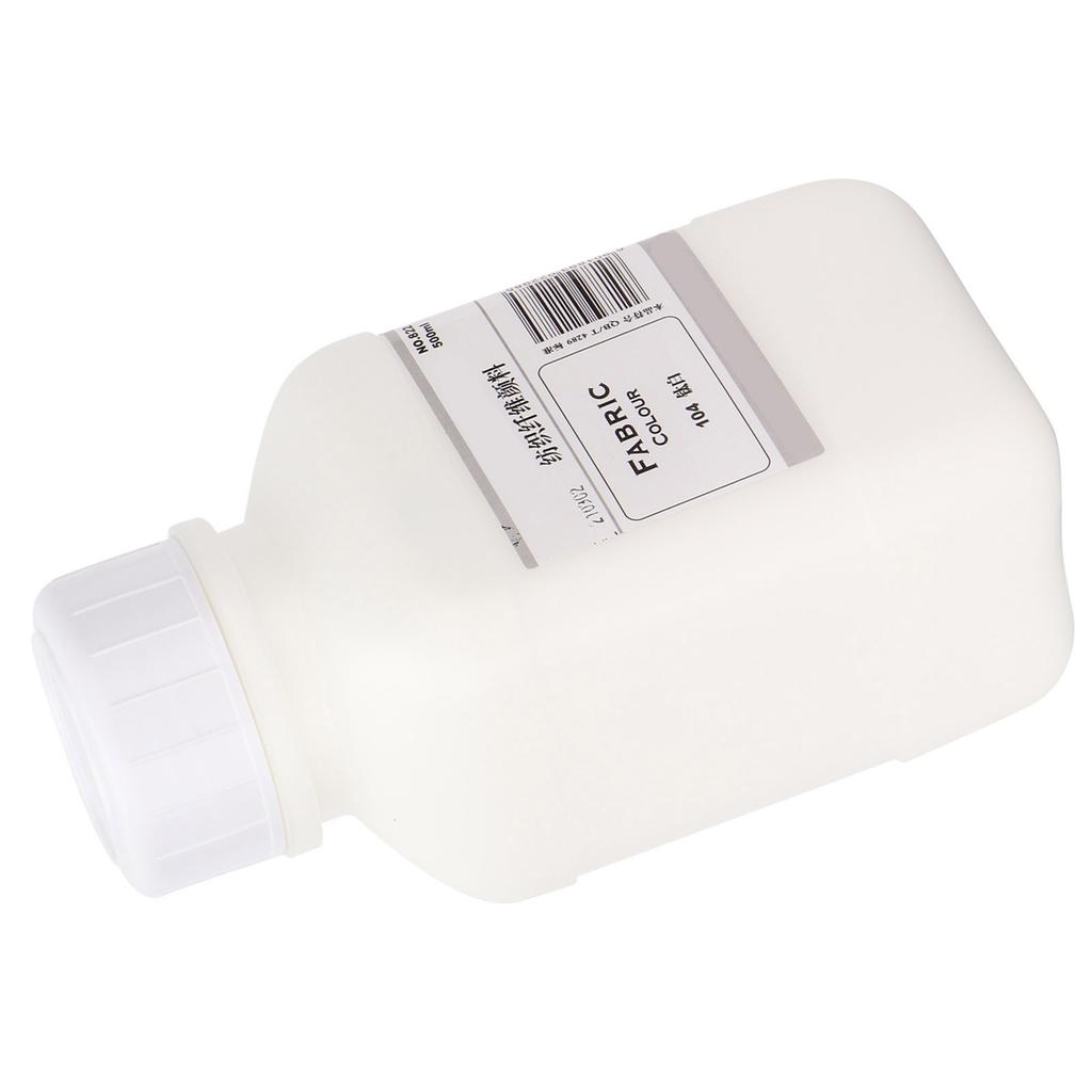 Textile Pigments 500ml Fabric Paint for Painting Wall Shoes TShirts HandMade DIY(White 104)