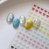 1 Sheet Mixed Color Bow Nail Art Stickers Relief Cute Bowknot Nail Charms Bow Manicure Decoration