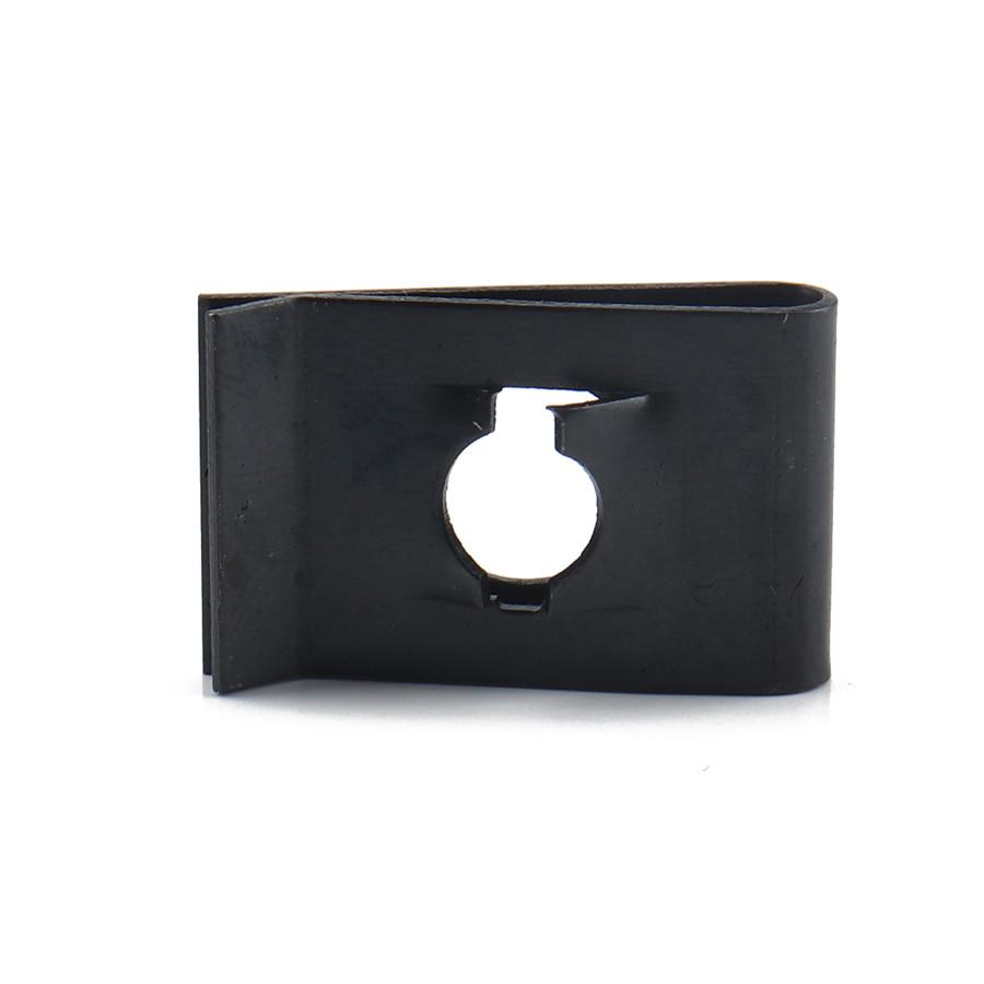 120 X U-образная автомобильная гайка-клипса с лепестками №14 черная для внутренней декоративной панели