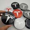 4 шт./комплект ABS 56 мм Оригинальные центральные колпачки на диски Tesla с логотипом-эмблемой Для дисков Tesla Model 3 Y S X Колпачки-заглушки ступицы Аксессуары-значки