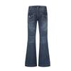 2026 Retro Straight Fit Denim Jeans Men - Waterwashed Distressed Slim Tapered Pants With Deconstructed Pockets