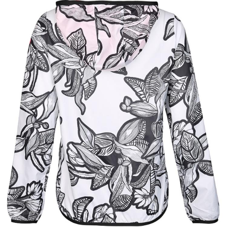 Adidas Neo Lifestyle Повседневная Серия W Иллюстрированный Ветрозащитный Анорак с Капюшоном Модная Удобная Куртка Женская Куртка Черный CV7332