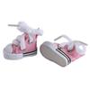 1 Pair Mini Doll Fashion Mini Canvas Shoes 3.5cm Mini Canvas Dolls Shoes  Plush Doll Shoes