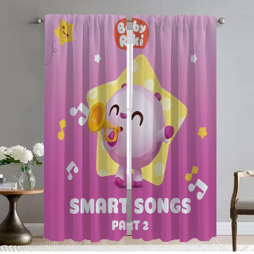 Штора для окна для комнаты 2 панели BabyRiki Домашний интерьер Шторы Хэллоуин Украшение Жалюзи Перегородка Тюль для спальни Гостиной