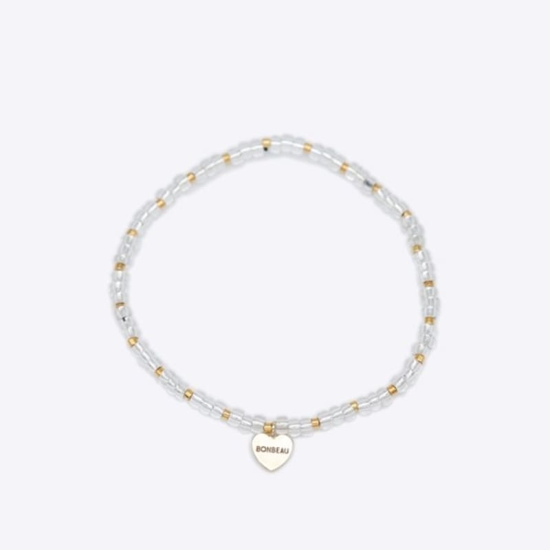 BONBEAU Ледяной цвет бусины простой Браслет Ледяной простой цвет многослойный браслет из бусин