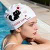 Extra Large Silicone Swim Caps No Tightening Cartoon Swim Caps Swimming Caps  Women Girls