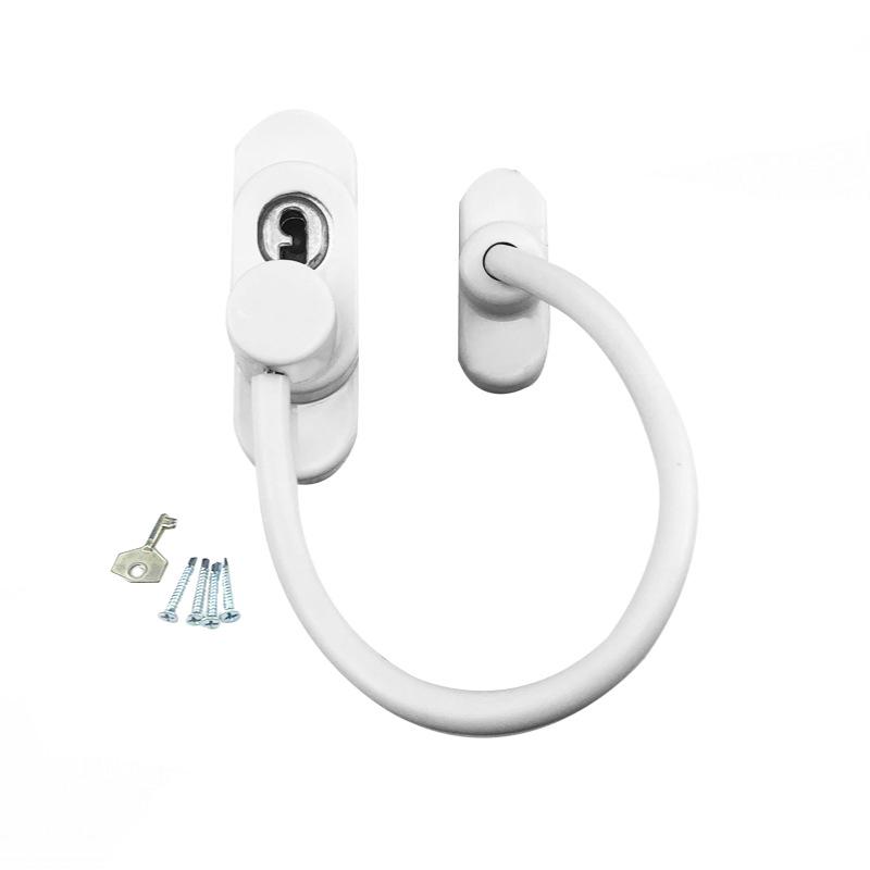 Child Safety Window Lock: Limits Sliding, Casement & Inward/Outward Windows - High-Rise Protection & Anti-Theft/Fall Latch