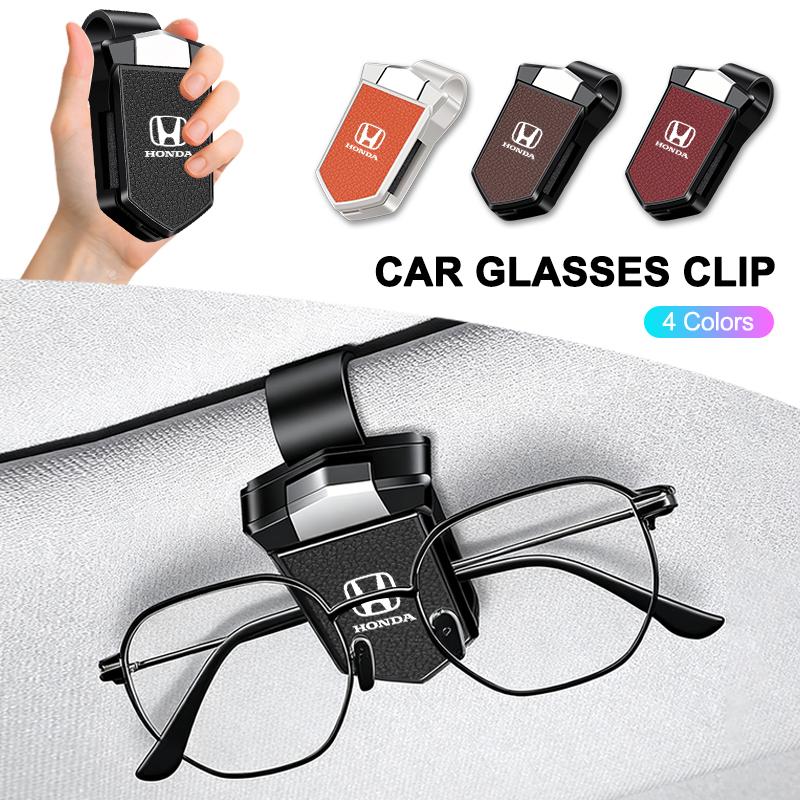 Car Sun Visor Glasses Holder Clip,Auto Eyeglass Mount Compact Clip For Honda Civci FIT Accord Jazz HRV Stepwgn Prelude Vezel CRV akq256