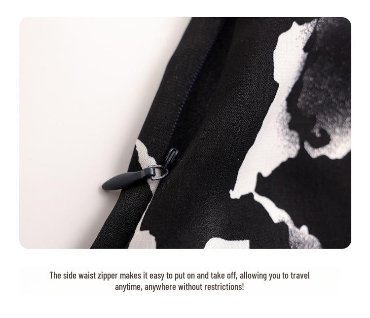 Летнее платье с цветочным принтом больших размеров - короткий рукав, подчеркнутая талия, тонкий фасон