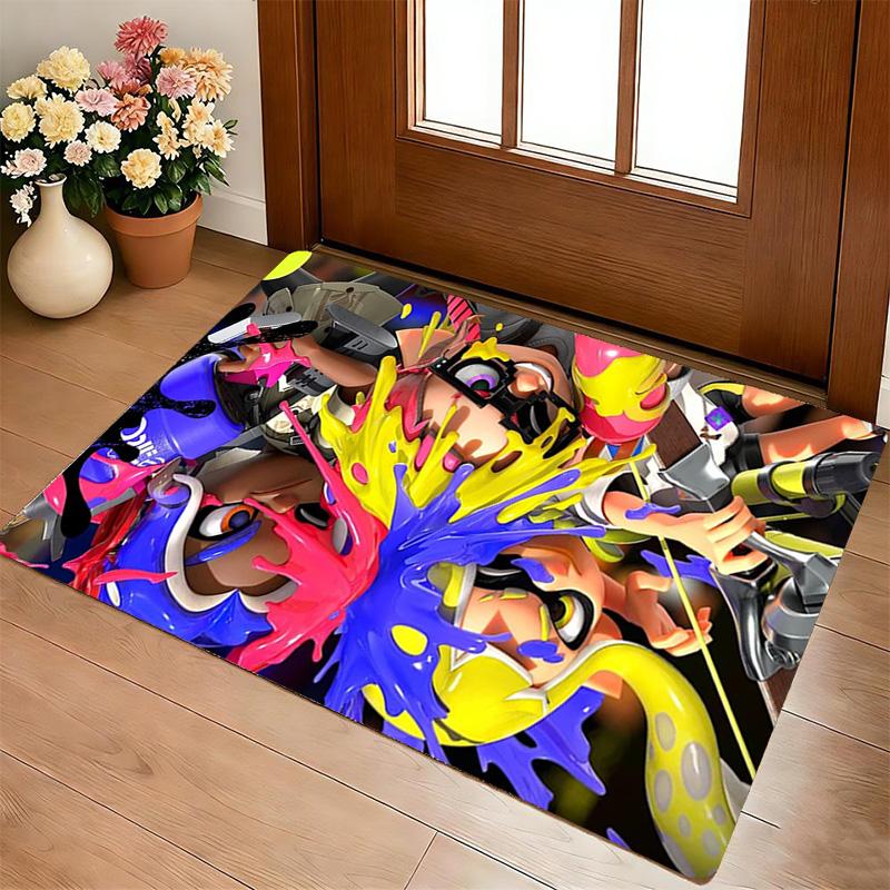 Colorful Chaos Living Room Nonslip Area Rug Soft Carpet For Bedroom Game Playroom Sofa Office Home Decor Doormat Christmas Gift C9301526