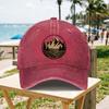 Vintage Washed Mountain Forest Baseball Cap  Unisex Adjustable Duckbill Cap for Outdoor Daily Wear Parties Vacations