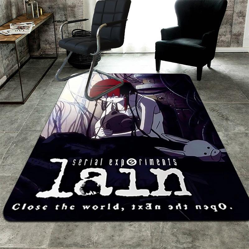 Lain Rug Floor Mat for Living Room or Bedroom Soft and Comfortable Carpet a Gift for Birthday and Holiday.SFF0917487