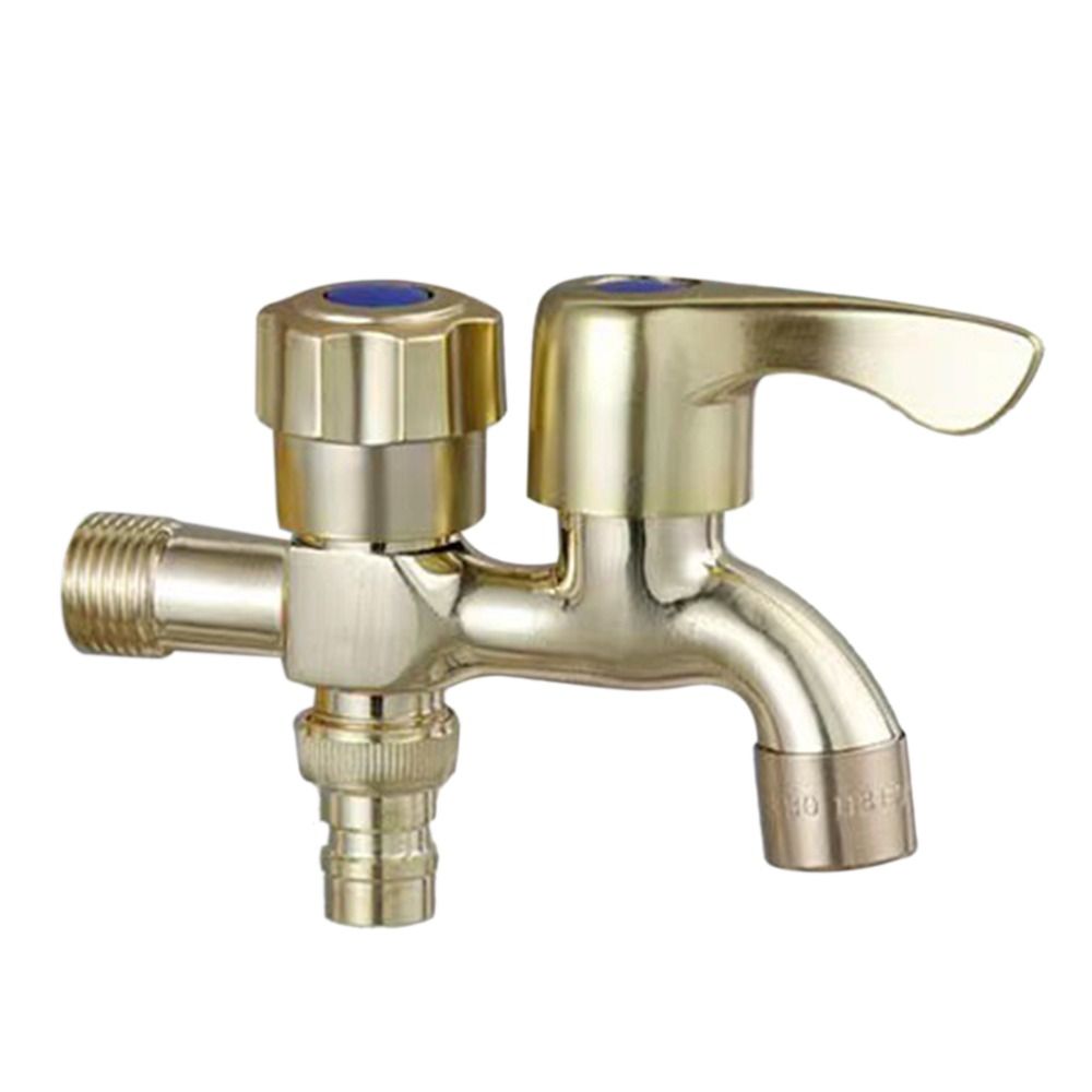 Двухпоточный смеситель для бассейна для швабры Один вход на два выхода Смеситель для стиральной машины Двухпоточный кран Кран с двумя выходами для воды