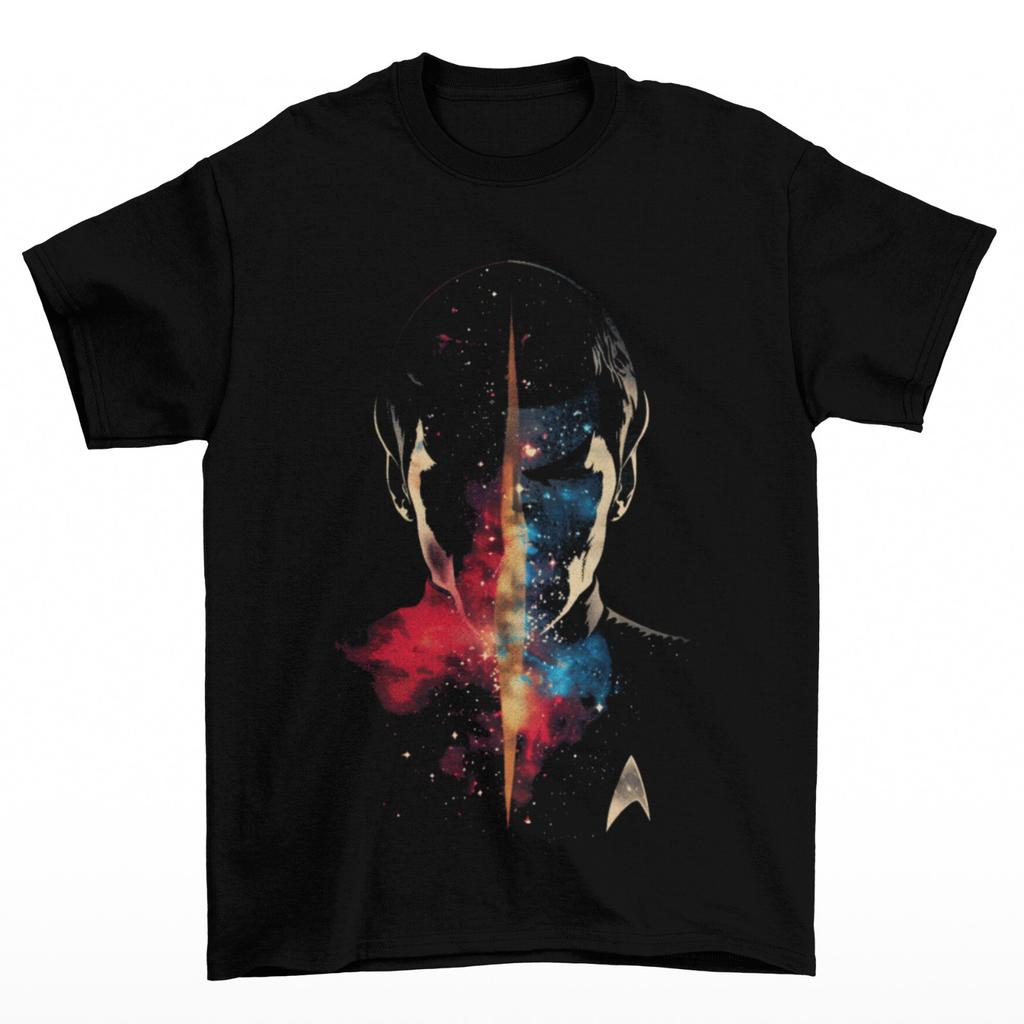 Футболка Spock Universe Унисекс Хлопок Взрослый Вулканы Клингоны Трекки Звёздный Флот
