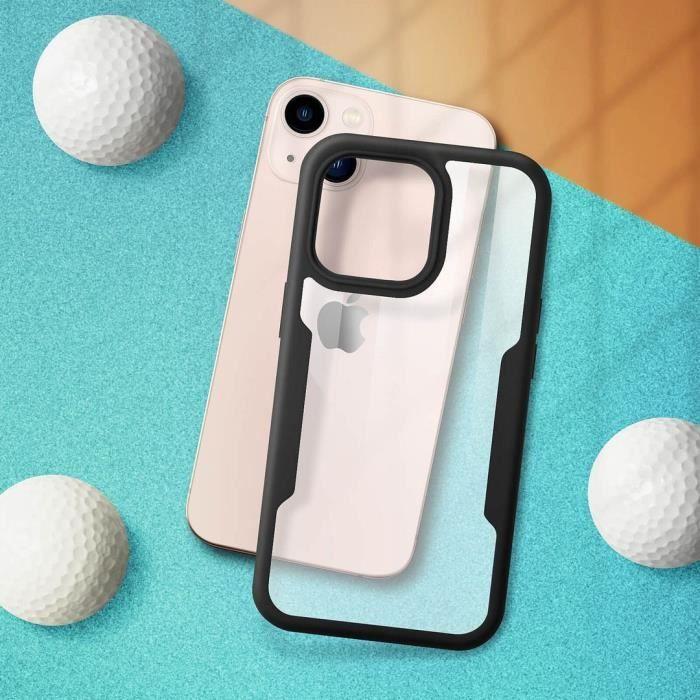 Coque pour iPhone 15 - Protection Intégrale - Noir - Silicone - TPU - PC Rigide