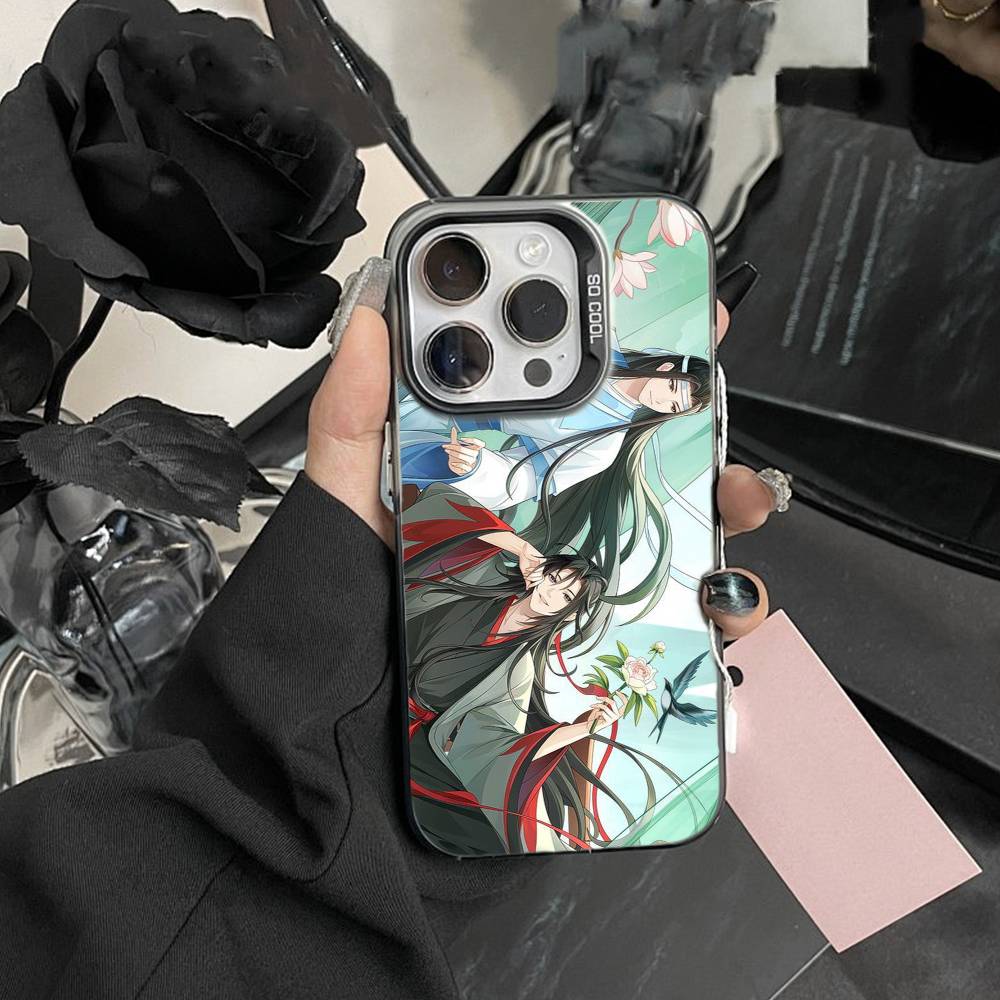 Чехол для телефона "Грандмастер Демонической Культивации" для IPhone 16 17 15 14 12 13 Pro Max Черный Цвет Ударопрочный Чехол