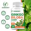 Ginkgo biloba extract capsules, 120mg per serving, high concentration of ginkgo essence, suitable for both men and women.