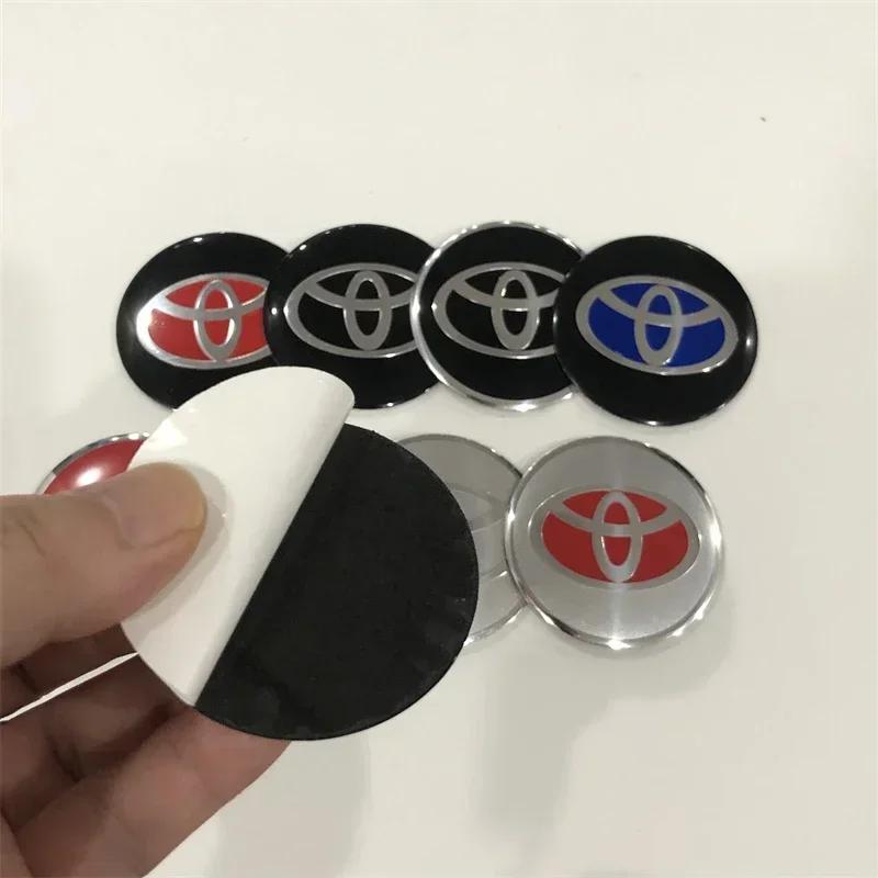 RE156mm Car Tyre Wheel Center Hub sticker Badge Emblem For Toyota logo Corolla Camry Yaris Rav4 Hilux C-hr stickers Accessories