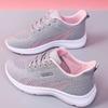 Running Shoes Ladies Breathable Sneakers Summer Light Mesh Air Cushion Womens Sneakers Outdoor Lace Up Training Shoes Zapatillas