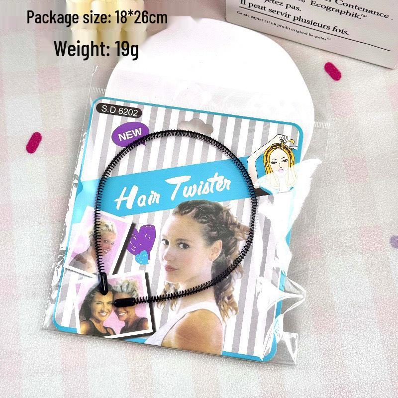 Универсальная стальная проволочная повязка на голову для мужчин и женщин: Трендовый, Невидимый и Идеальный для Спорта, Зачесанные Назад Волосы или Укладки Выбивающихся Волос.